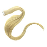 Cabelo Humano Aplique Fita Adesiva 65cm- 10 Pares Loiro 50gr