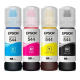 4pack Tinta Original Epson T544  L1110 L3110 L3150 L519