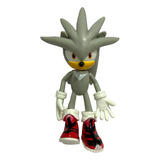 Muñeco Juguete Sonic Silver The Hedgehog Erizo 14cm
