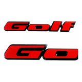 Emblema Letra Volkswagen Golf A2 A3 1987 - 1999 Rojo