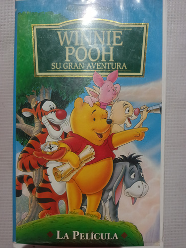 Película Vhs Winnie Pooh La Gran Aventura Disney 