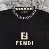 Fendi Jeans Authentic 80s Made In Italy Monogram Sweater