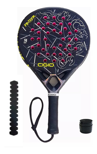 Paleta Padel Cigio Phanter 2024 + Cubregrip + Protector