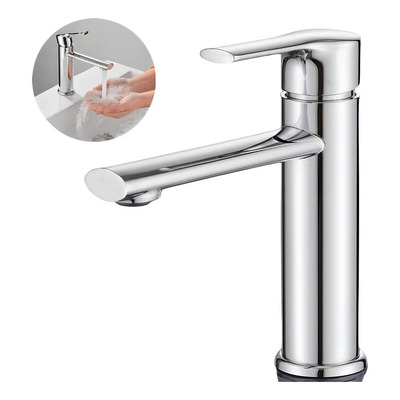 Llave Mezcladora Monomando Para Grifo Baño Brillante Plateado Yesop | MercadoLibre
