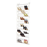 Zapatera Puerta Closet 36 Pares Colgante Color Blanco