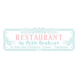 Stencil Pintura Frase Restaurant Au Petit 10x30 3156 Opa
