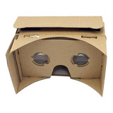 Versão 1 Diy Cardboard Para Google Vr Headset 3d Box Fits