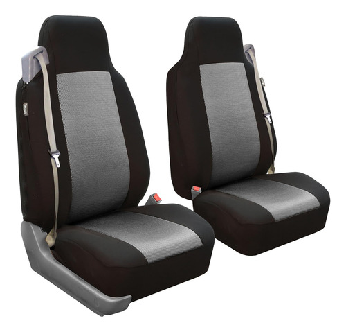 Fb302gray102 Juego De 2 Fundas De Asiento De Respaldo A...