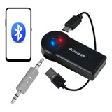 3en1 Transmisor 3.5mm Receptor Bluetooth Música Llamadas