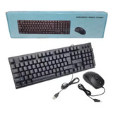 Combo Teclado Y Mouse Óptico Usb En Español Incluye Ñ Kb501