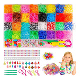 Kits Para Hacer Pulsera Collar Ligas De Goma Colores Juego