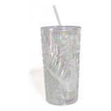 Vaso De Cristal 600ml Tipo Sturbucks Transparente