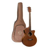 Guitarra Electro Acustica Bamboo Ga40 Mahogany Eq Con Funda