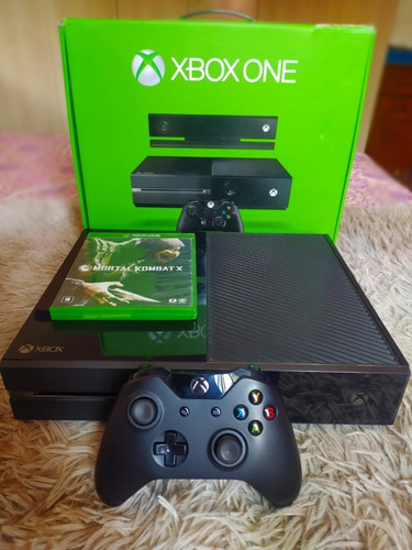 Xbox One 500gb Completo Usado Revisado Limpo Brinde 1 Jogo