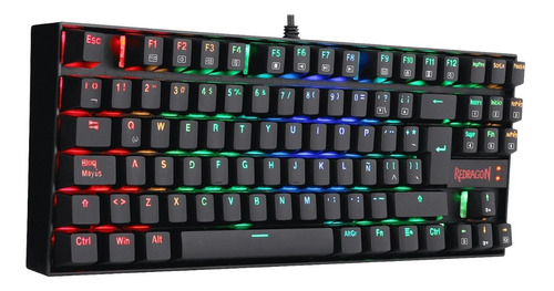 Teclado Mecanico Redragon Kumara K552 Led Rgb Gamer Negro