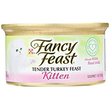 Fancy Feast Tender Turkey Festín Gatito Hecho Con Leche Real