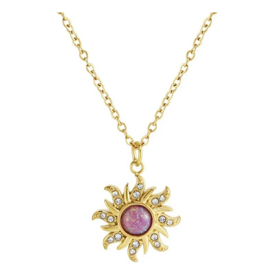 V Collar De Rapunzel Sol De Opalo Morado Enredados Kyra Gold | MercadoLibre