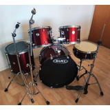 Batería Mapex Voyager 5 Cuerpos Con Fierros