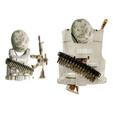 Play Set Militar Casco Y Herramientas Varias Diversion Roles