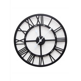 Reloj De Pared Ø50 Cm. Negro Ø50 X3 Cm