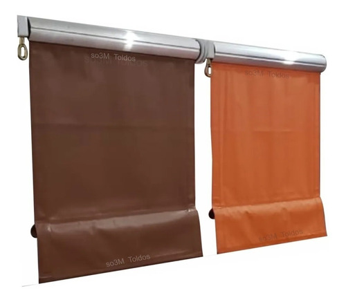 Toldo Retrátil Cortina Cobertura Lona Kit Peças 4m X 2,60m