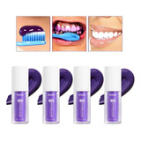 L 4 Kits De Creme Dental Branqueador Smile-ease V34/repara