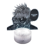 Anime Jujutsu Kaisen Figura Satoru Gojo 3d Led Usb Lámpara R