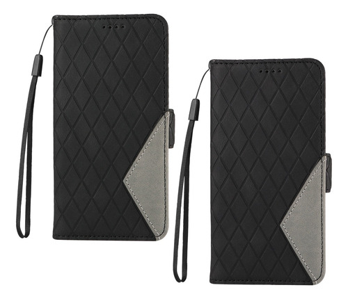 2×funda Piel Tipo Cartera Magnética For Tarjeta Para Xiaomi