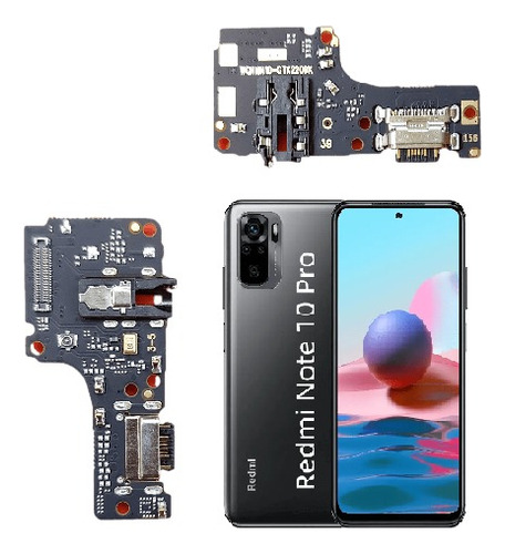 Placa De Carga Pin P/ Xiaomi Redmi Note 10 / Note 10 Pro 4g