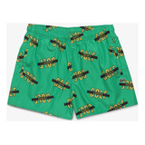 Short De Banho Lacoste Masculina Com Estampa De Golfe