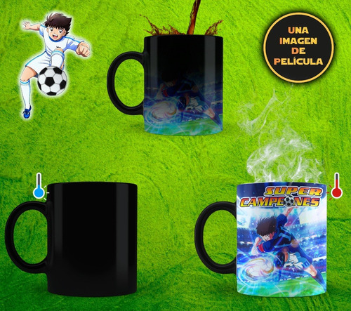 Taza Mágica Otaku Anime Manga Todas Las Series Termosensible