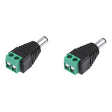 Conector Ficha Plug 5.5 X 2.1mm Bornera Alim.-macho- Pack X2