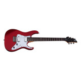 Guitarra Eléctrica Schecter Sgr Banshee-6 De Tilo Metallic Red Con Diapasón De Palo De Rosa