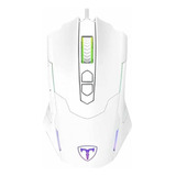 Mouse Gamer T-dagger Beifadier Rgb White 7200 Dpi 7 Botones