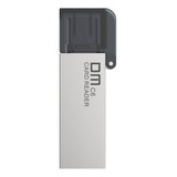 Leitor De Cartão De Liga De Zinco Cr006 C Sd/tf Usb Flash Di