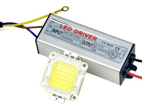  Kit Chip + Reator Driver Led Reposição 50w Nf-e