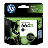 Cartucho Hp F6v31ab 8.5ml Preto 664xl Hp