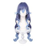 Genshin Impact Layla Cosplay Peluca Largo Pelo 100cm