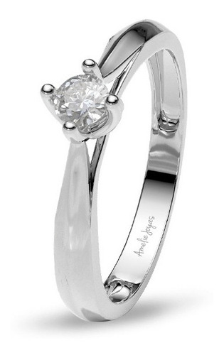 Anillo De Compromiso Catherine Amelie Joyas Diamante Natural