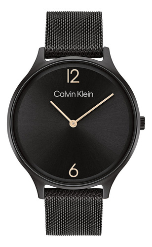 Calvin Klein Reloj De Pulsera De Cuarzo Chapado Iónico De