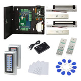 Lector De Teclado De Metal Impermeable Tcp/ip 2 Puertas Kit