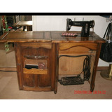 Maquina De Coser Antigua Con Mueble Marca Necchi Bf No Envio