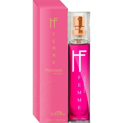 Perfume HF Femme Hot Flowers Eau de Cologne Afrodisíaco 30mL Brasil | Parcelamento sem juros