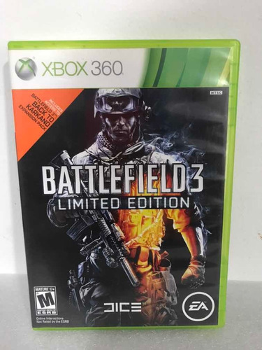 Battlefield3 Limited Edition Xbox 360 Original Segunda Mano 