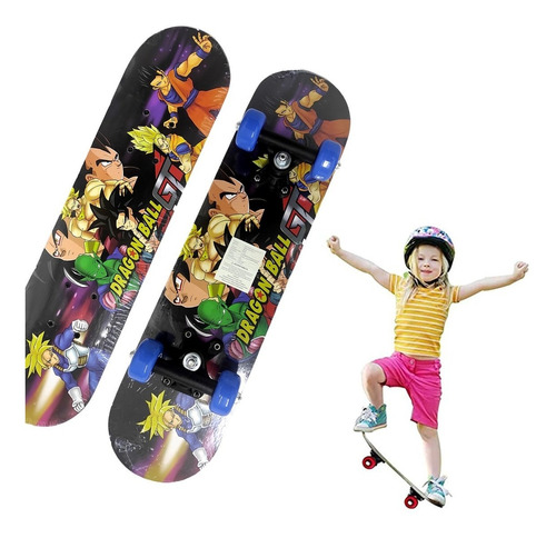 Tabla Patineta Dragon Ball Mini Skate Infantil Niños