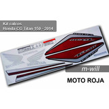 Kit Calcos Original Honda Cg Titan 150 - 2014