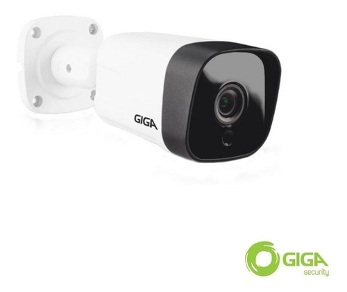 Câmera Ip Giga 5 Mega H265 Poe Filma Colorido A Noite Cor Branco