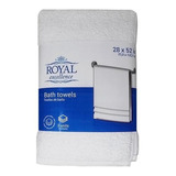 3 Toallas Para Baño Royal - 71x 132 Cm Blancas