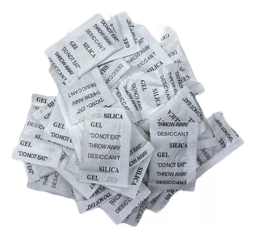 Silica Gel - Pacote Com 100 Unidades