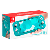 Nintendo Switch Lite Turquesa + Kit De Accesorios Y 2 Juegos